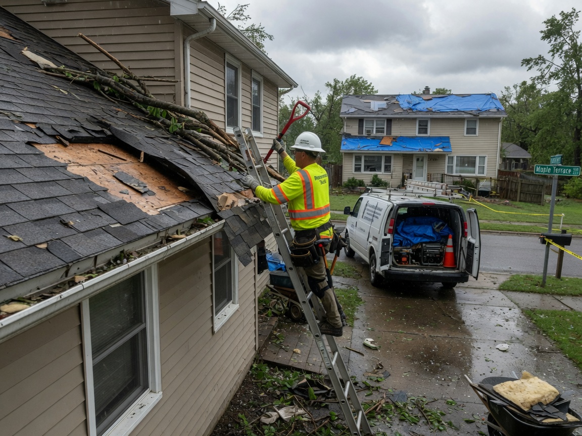 Storm Damage Restoration in Riverton